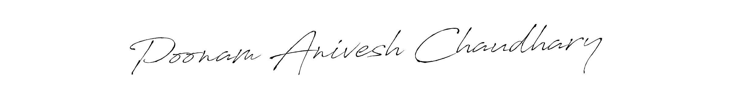 Also we have Poonam Anivesh Chaudhary name is the best signature style. Create professional handwritten signature collection using Antro_Vectra autograph style. Poonam Anivesh Chaudhary signature style 6 images and pictures png