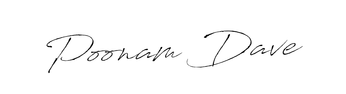 Create a beautiful signature design for name Poonam Dave. With this signature (Antro_Vectra) fonts, you can make a handwritten signature for free. Poonam Dave signature style 6 images and pictures png