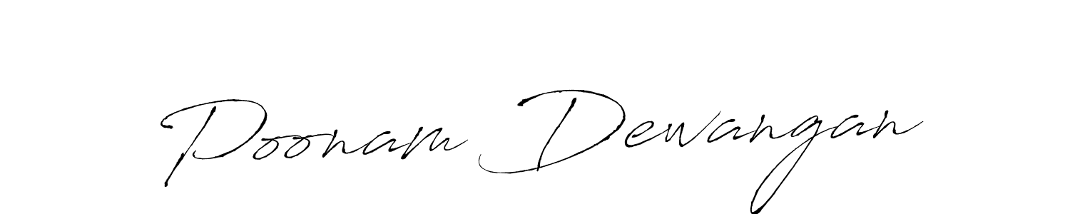 Make a beautiful signature design for name Poonam Dewangan. With this signature (Antro_Vectra) style, you can create a handwritten signature for free. Poonam Dewangan signature style 6 images and pictures png