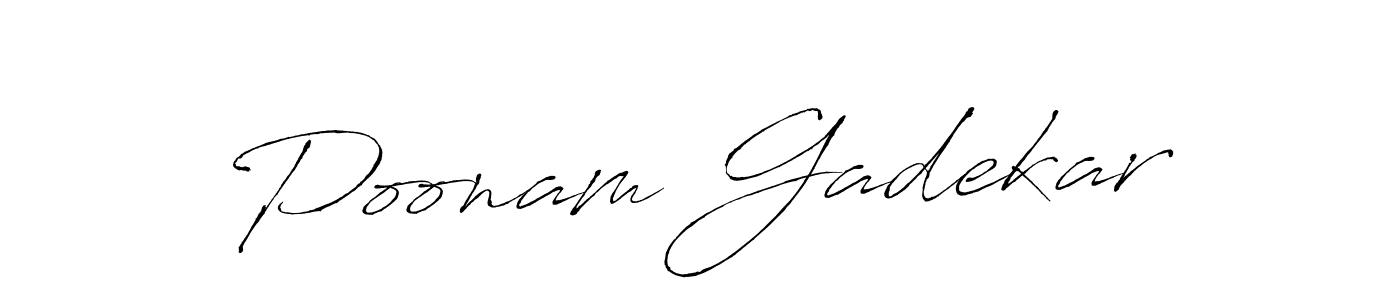 Use a signature maker to create a handwritten signature online. With this signature software, you can design (Antro_Vectra) your own signature for name Poonam Gadekar. Poonam Gadekar signature style 6 images and pictures png