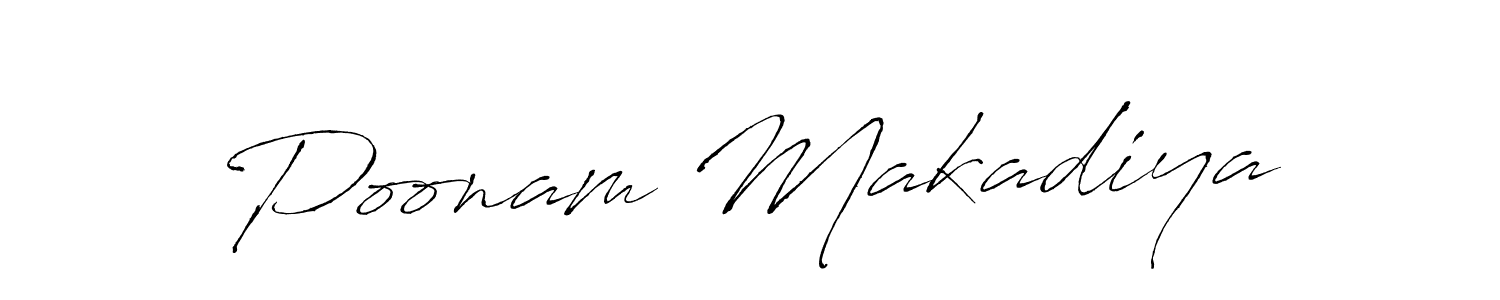 The best way (Antro_Vectra) to make a short signature is to pick only two or three words in your name. The name Poonam Makadiya include a total of six letters. For converting this name. Poonam Makadiya signature style 6 images and pictures png