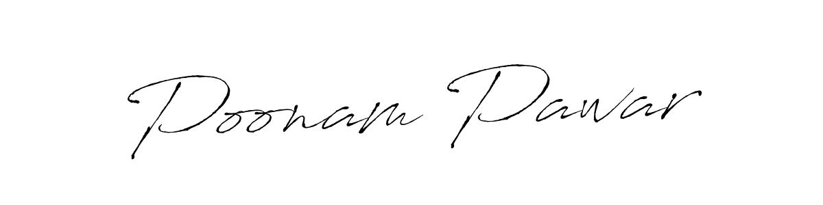 Design your own signature with our free online signature maker. With this signature software, you can create a handwritten (Antro_Vectra) signature for name Poonam Pawar. Poonam Pawar signature style 6 images and pictures png