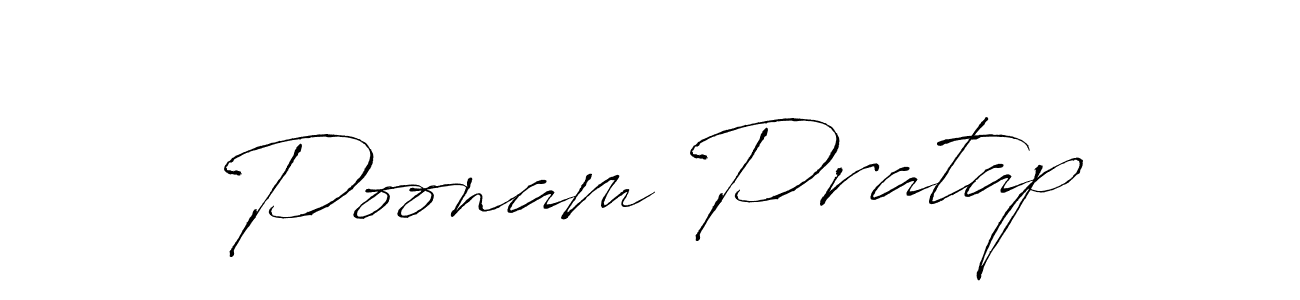 Design your own signature with our free online signature maker. With this signature software, you can create a handwritten (Antro_Vectra) signature for name Poonam Pratap. Poonam Pratap signature style 6 images and pictures png