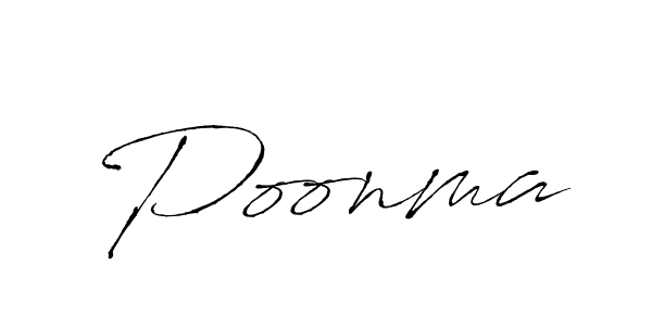 How to make Poonma name signature. Use Antro_Vectra style for creating short signs online. This is the latest handwritten sign. Poonma signature style 6 images and pictures png