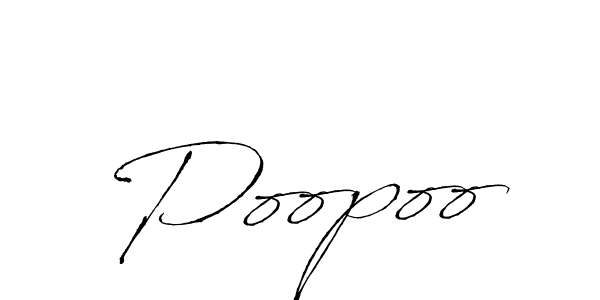 Use a signature maker to create a handwritten signature online. With this signature software, you can design (Antro_Vectra) your own signature for name Poopoo. Poopoo signature style 6 images and pictures png