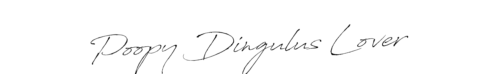 Design your own signature with our free online signature maker. With this signature software, you can create a handwritten (Antro_Vectra) signature for name Poopy Dingulus Lover. Poopy Dingulus Lover signature style 6 images and pictures png