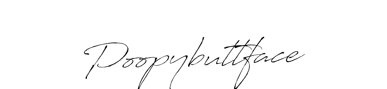 How to make Poopybuttface name signature. Use Antro_Vectra style for creating short signs online. This is the latest handwritten sign. Poopybuttface signature style 6 images and pictures png