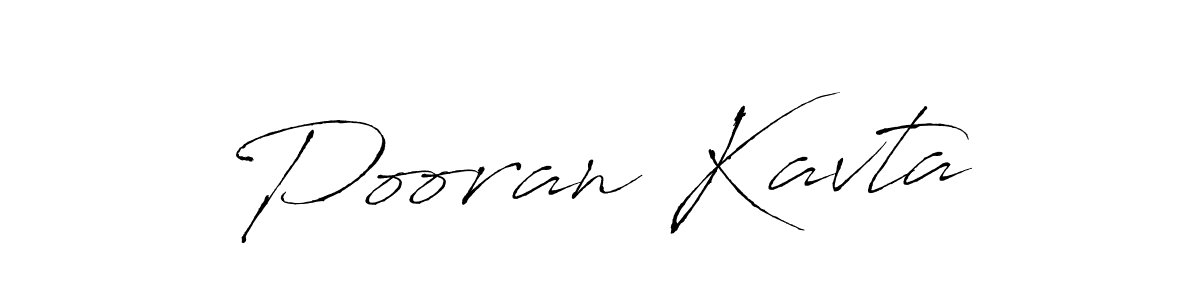 Create a beautiful signature design for name Pooran Kavta. With this signature (Antro_Vectra) fonts, you can make a handwritten signature for free. Pooran Kavta signature style 6 images and pictures png