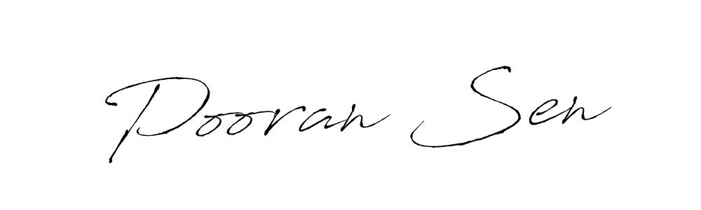 You should practise on your own different ways (Antro_Vectra) to write your name (Pooran Sen) in signature. don't let someone else do it for you. Pooran Sen signature style 6 images and pictures png
