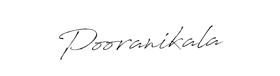 Design your own signature with our free online signature maker. With this signature software, you can create a handwritten (Antro_Vectra) signature for name Pooranikala. Pooranikala signature style 6 images and pictures png