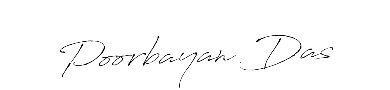 How to make Poorbayan Das signature? Antro_Vectra is a professional autograph style. Create handwritten signature for Poorbayan Das name. Poorbayan Das signature style 6 images and pictures png