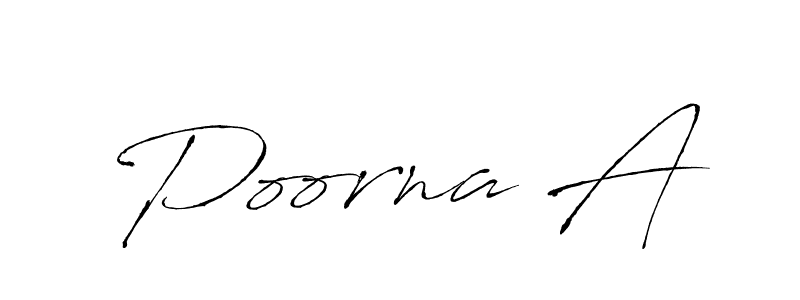 Antro_Vectra is a professional signature style that is perfect for those who want to add a touch of class to their signature. It is also a great choice for those who want to make their signature more unique. Get Poorna A name to fancy signature for free. Poorna A signature style 6 images and pictures png