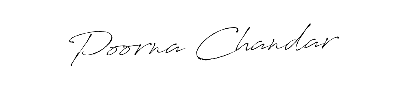 Use a signature maker to create a handwritten signature online. With this signature software, you can design (Antro_Vectra) your own signature for name Poorna Chandar. Poorna Chandar signature style 6 images and pictures png