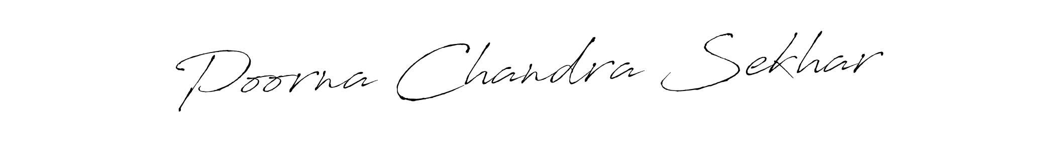 How to make Poorna Chandra Sekhar signature? Antro_Vectra is a professional autograph style. Create handwritten signature for Poorna Chandra Sekhar name. Poorna Chandra Sekhar signature style 6 images and pictures png