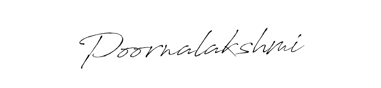 Make a beautiful signature design for name Poornalakshmi. With this signature (Antro_Vectra) style, you can create a handwritten signature for free. Poornalakshmi signature style 6 images and pictures png