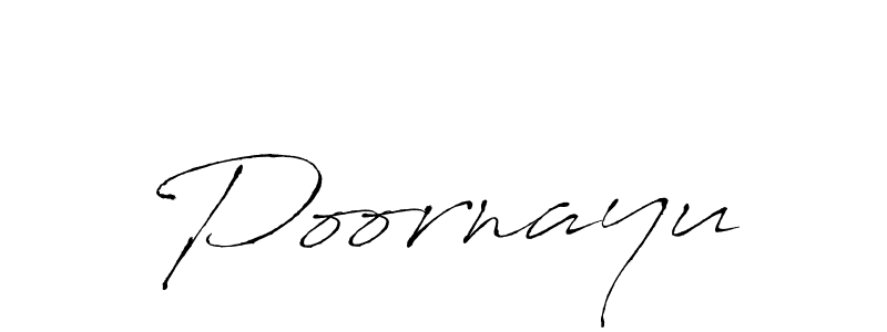 Use a signature maker to create a handwritten signature online. With this signature software, you can design (Antro_Vectra) your own signature for name Poornayu. Poornayu signature style 6 images and pictures png