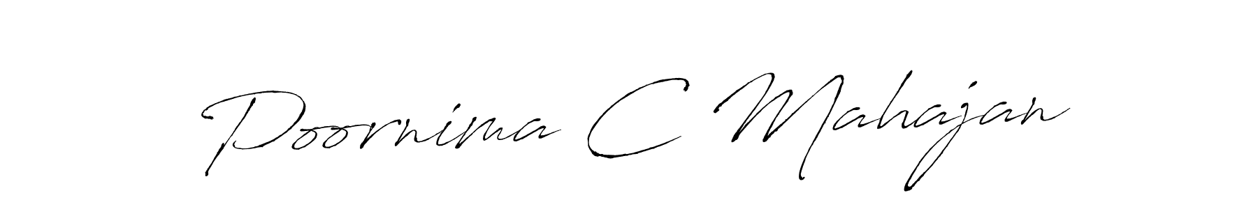 The best way (Antro_Vectra) to make a short signature is to pick only two or three words in your name. The name Poornima C Mahajan include a total of six letters. For converting this name. Poornima C Mahajan signature style 6 images and pictures png