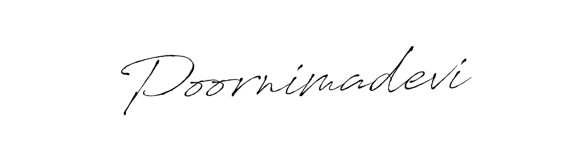 Create a beautiful signature design for name Poornimadevi. With this signature (Antro_Vectra) fonts, you can make a handwritten signature for free. Poornimadevi signature style 6 images and pictures png