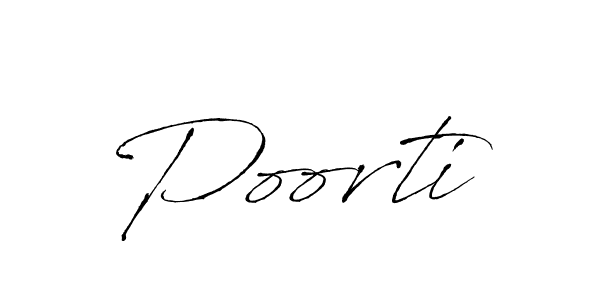 Best and Professional Signature Style for Poorti. Antro_Vectra Best Signature Style Collection. Poorti signature style 6 images and pictures png