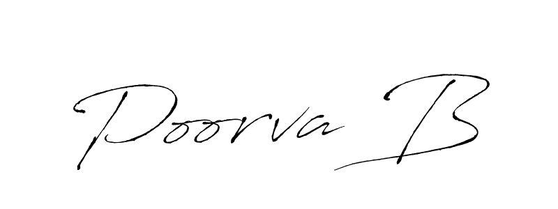 How to Draw Poorva B signature style? Antro_Vectra is a latest design signature styles for name Poorva B. Poorva B signature style 6 images and pictures png