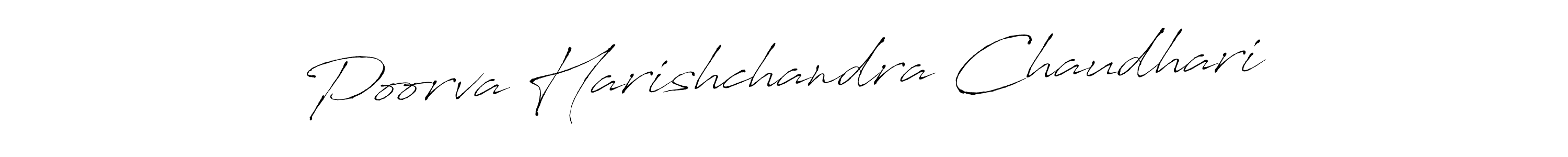 This is the best signature style for the Poorva Harishchandra Chaudhari name. Also you like these signature font (Antro_Vectra). Mix name signature. Poorva Harishchandra Chaudhari signature style 6 images and pictures png