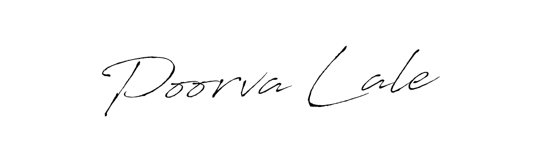 You should practise on your own different ways (Antro_Vectra) to write your name (Poorva Lale) in signature. don't let someone else do it for you. Poorva Lale signature style 6 images and pictures png