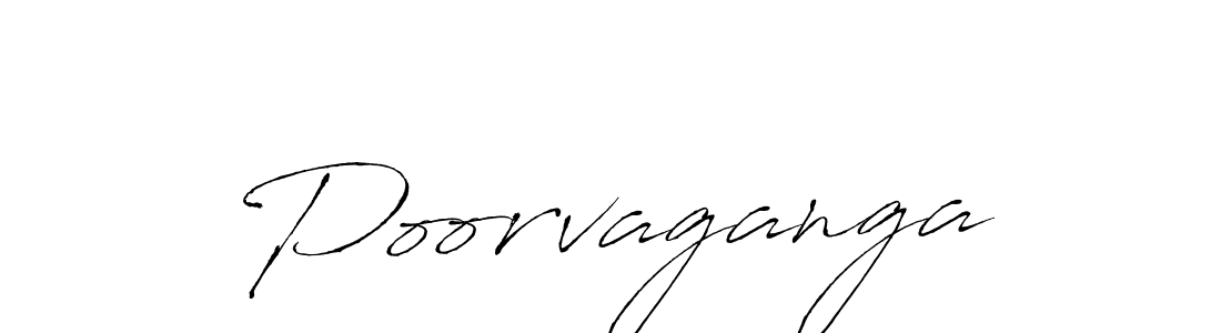 Design your own signature with our free online signature maker. With this signature software, you can create a handwritten (Antro_Vectra) signature for name Poorvaganga. Poorvaganga signature style 6 images and pictures png