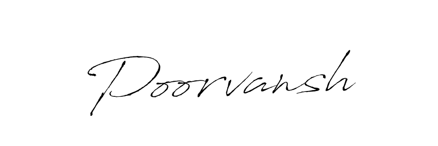 It looks lik you need a new signature style for name Poorvansh. Design unique handwritten (Antro_Vectra) signature with our free signature maker in just a few clicks. Poorvansh signature style 6 images and pictures png