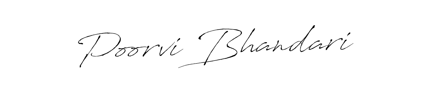Make a beautiful signature design for name Poorvi Bhandari. Use this online signature maker to create a handwritten signature for free. Poorvi Bhandari signature style 6 images and pictures png