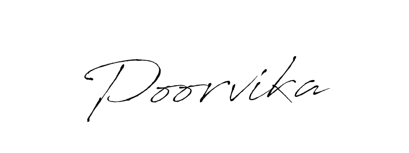 Antro_Vectra is a professional signature style that is perfect for those who want to add a touch of class to their signature. It is also a great choice for those who want to make their signature more unique. Get Poorvika name to fancy signature for free. Poorvika signature style 6 images and pictures png