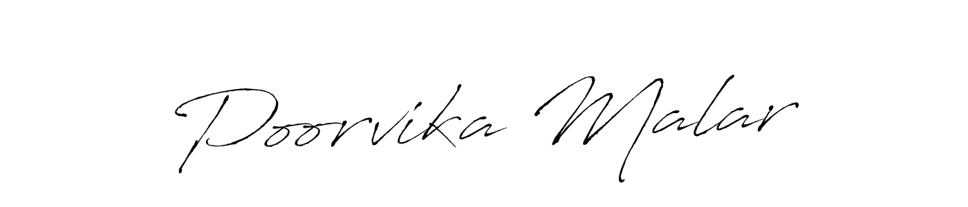 Similarly Antro_Vectra is the best handwritten signature design. Signature creator online .You can use it as an online autograph creator for name Poorvika Malar. Poorvika Malar signature style 6 images and pictures png