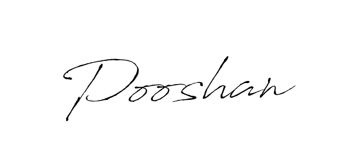 You should practise on your own different ways (Antro_Vectra) to write your name (Pooshan) in signature. don't let someone else do it for you. Pooshan signature style 6 images and pictures png