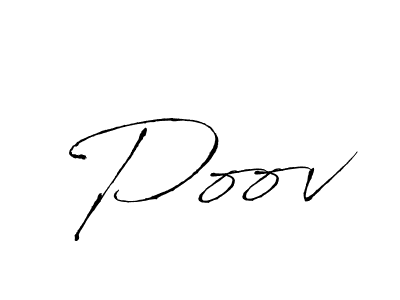 Use a signature maker to create a handwritten signature online. With this signature software, you can design (Antro_Vectra) your own signature for name Poov. Poov signature style 6 images and pictures png