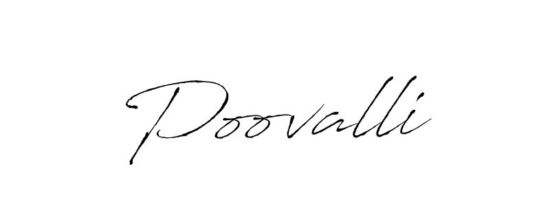 How to make Poovalli name signature. Use Antro_Vectra style for creating short signs online. This is the latest handwritten sign. Poovalli signature style 6 images and pictures png