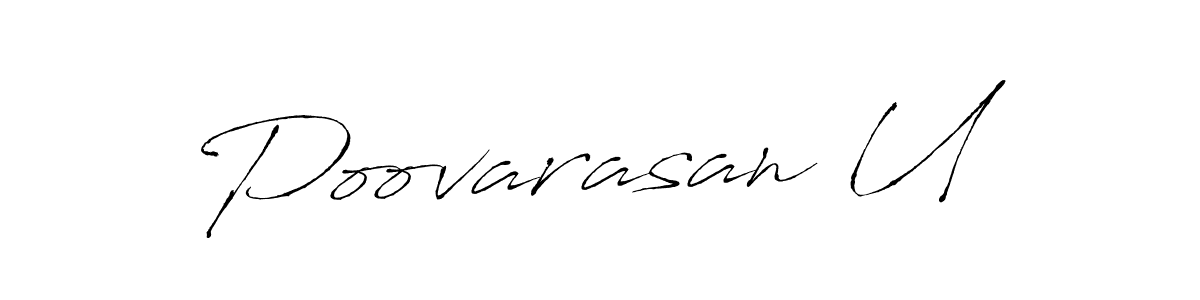 Similarly Antro_Vectra is the best handwritten signature design. Signature creator online .You can use it as an online autograph creator for name Poovarasan U. Poovarasan U signature style 6 images and pictures png