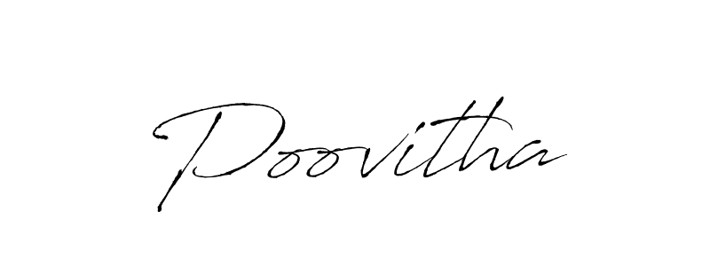 How to make Poovitha name signature. Use Antro_Vectra style for creating short signs online. This is the latest handwritten sign. Poovitha signature style 6 images and pictures png