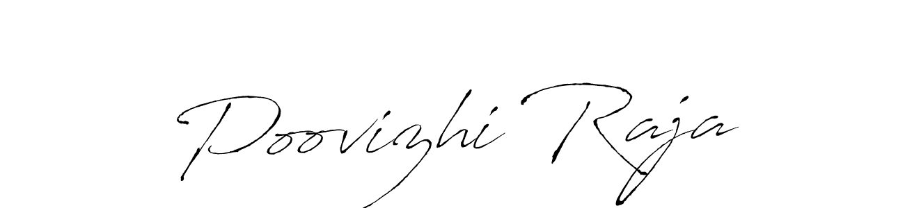 Also we have Poovizhi Raja name is the best signature style. Create professional handwritten signature collection using Antro_Vectra autograph style. Poovizhi Raja signature style 6 images and pictures png