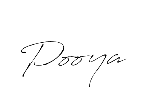 Design your own signature with our free online signature maker. With this signature software, you can create a handwritten (Antro_Vectra) signature for name Pooya. Pooya signature style 6 images and pictures png