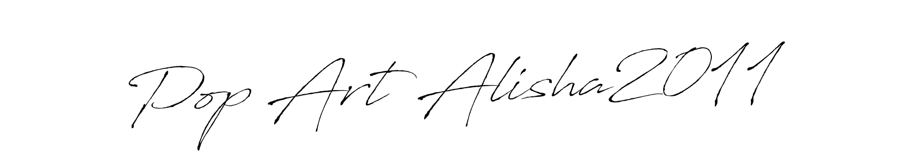 Create a beautiful signature design for name Pop Art Alisha2011. With this signature (Antro_Vectra) fonts, you can make a handwritten signature for free. Pop Art Alisha2011 signature style 6 images and pictures png