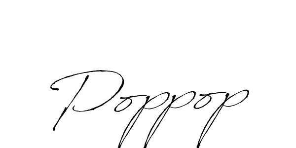 You should practise on your own different ways (Antro_Vectra) to write your name (Poppop) in signature. don't let someone else do it for you. Poppop signature style 6 images and pictures png