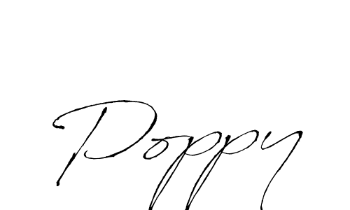 Create a beautiful signature design for name Poppy. With this signature (Antro_Vectra) fonts, you can make a handwritten signature for free. Poppy signature style 6 images and pictures png