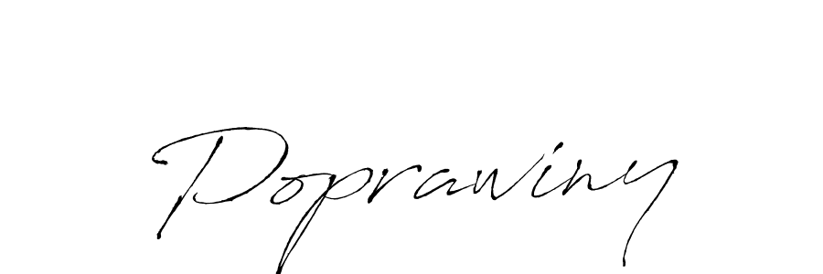How to make Poprawiny name signature. Use Antro_Vectra style for creating short signs online. This is the latest handwritten sign. Poprawiny signature style 6 images and pictures png
