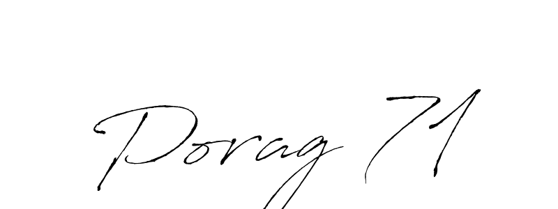 How to Draw Porag 71 signature style? Antro_Vectra is a latest design signature styles for name Porag 71. Porag 71 signature style 6 images and pictures png