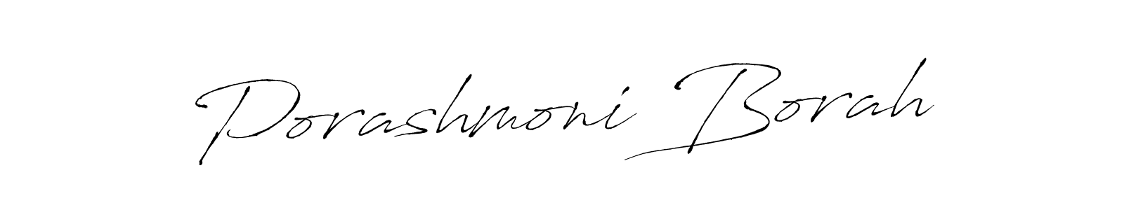 Design your own signature with our free online signature maker. With this signature software, you can create a handwritten (Antro_Vectra) signature for name Porashmoni Borah. Porashmoni Borah signature style 6 images and pictures png