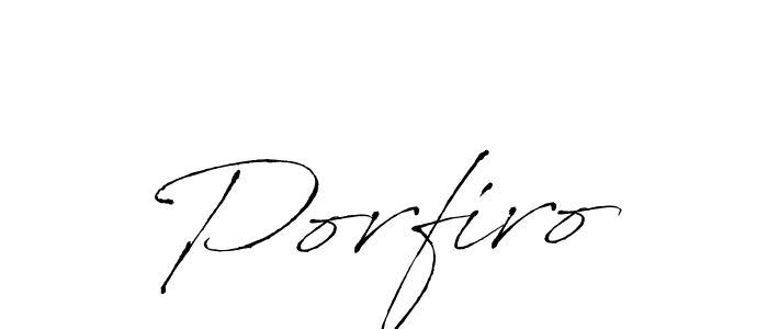 if you are searching for the best signature style for your name Porfiro. so please give up your signature search. here we have designed multiple signature styles  using Antro_Vectra. Porfiro signature style 6 images and pictures png