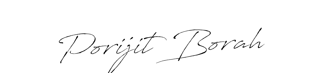 Antro_Vectra is a professional signature style that is perfect for those who want to add a touch of class to their signature. It is also a great choice for those who want to make their signature more unique. Get Porijit Borah name to fancy signature for free. Porijit Borah signature style 6 images and pictures png