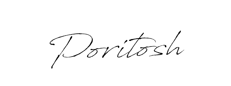 Antro_Vectra is a professional signature style that is perfect for those who want to add a touch of class to their signature. It is also a great choice for those who want to make their signature more unique. Get Poritosh name to fancy signature for free. Poritosh signature style 6 images and pictures png