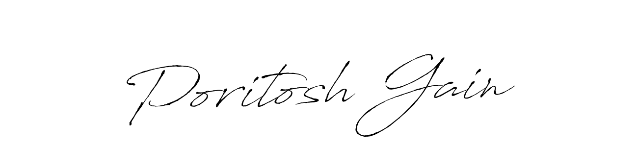 Similarly Antro_Vectra is the best handwritten signature design. Signature creator online .You can use it as an online autograph creator for name Poritosh Gain. Poritosh Gain signature style 6 images and pictures png