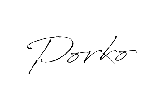 Once you've used our free online signature maker to create your best signature Antro_Vectra style, it's time to enjoy all of the benefits that Porko name signing documents. Porko signature style 6 images and pictures png