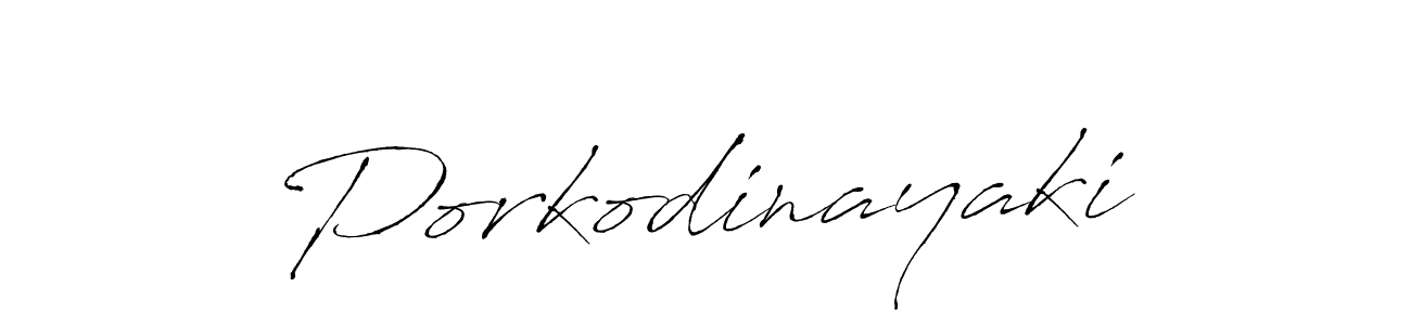 Design your own signature with our free online signature maker. With this signature software, you can create a handwritten (Antro_Vectra) signature for name Porkodinayaki. Porkodinayaki signature style 6 images and pictures png